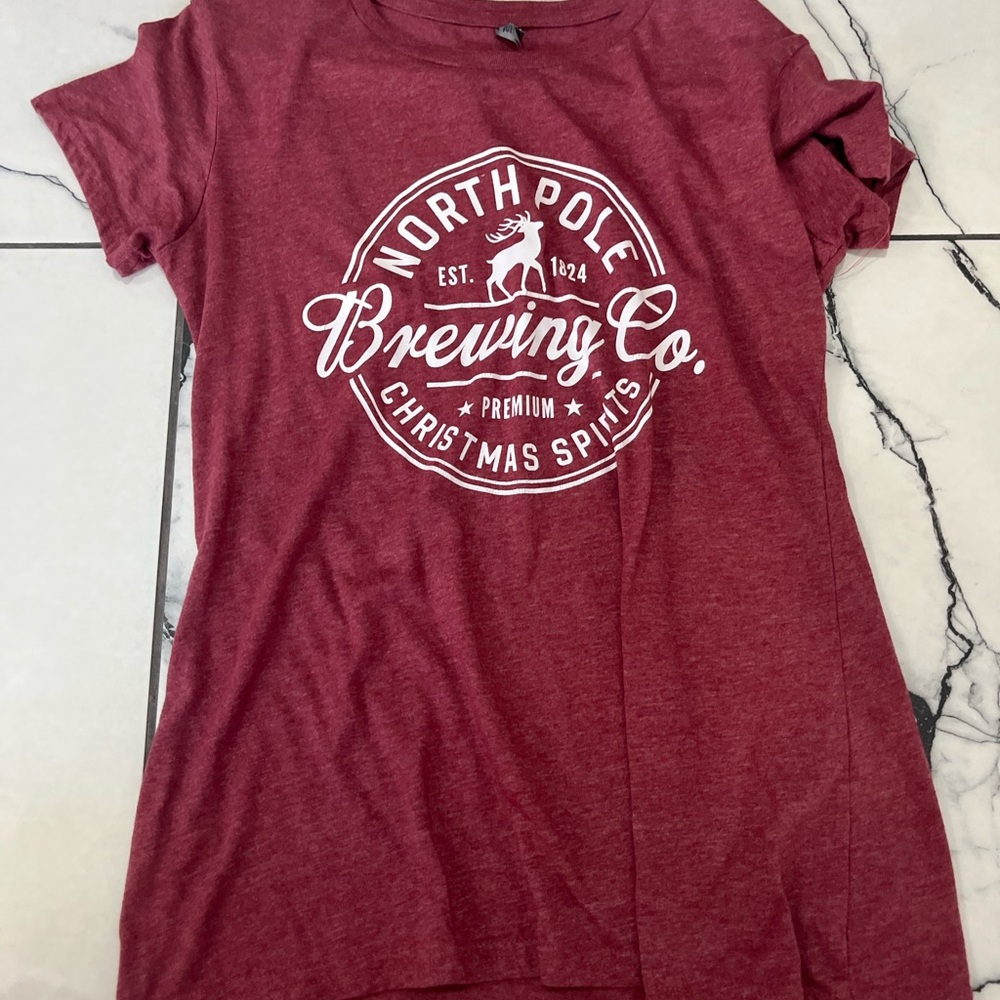Instax Maroon Graphic T-Shirt